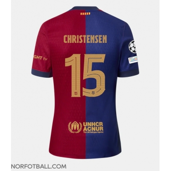 Billige Fotballdrakt Barcelona Andreas Christensen #15 Replika Hjemmedrakt 2024-25 Kortermet